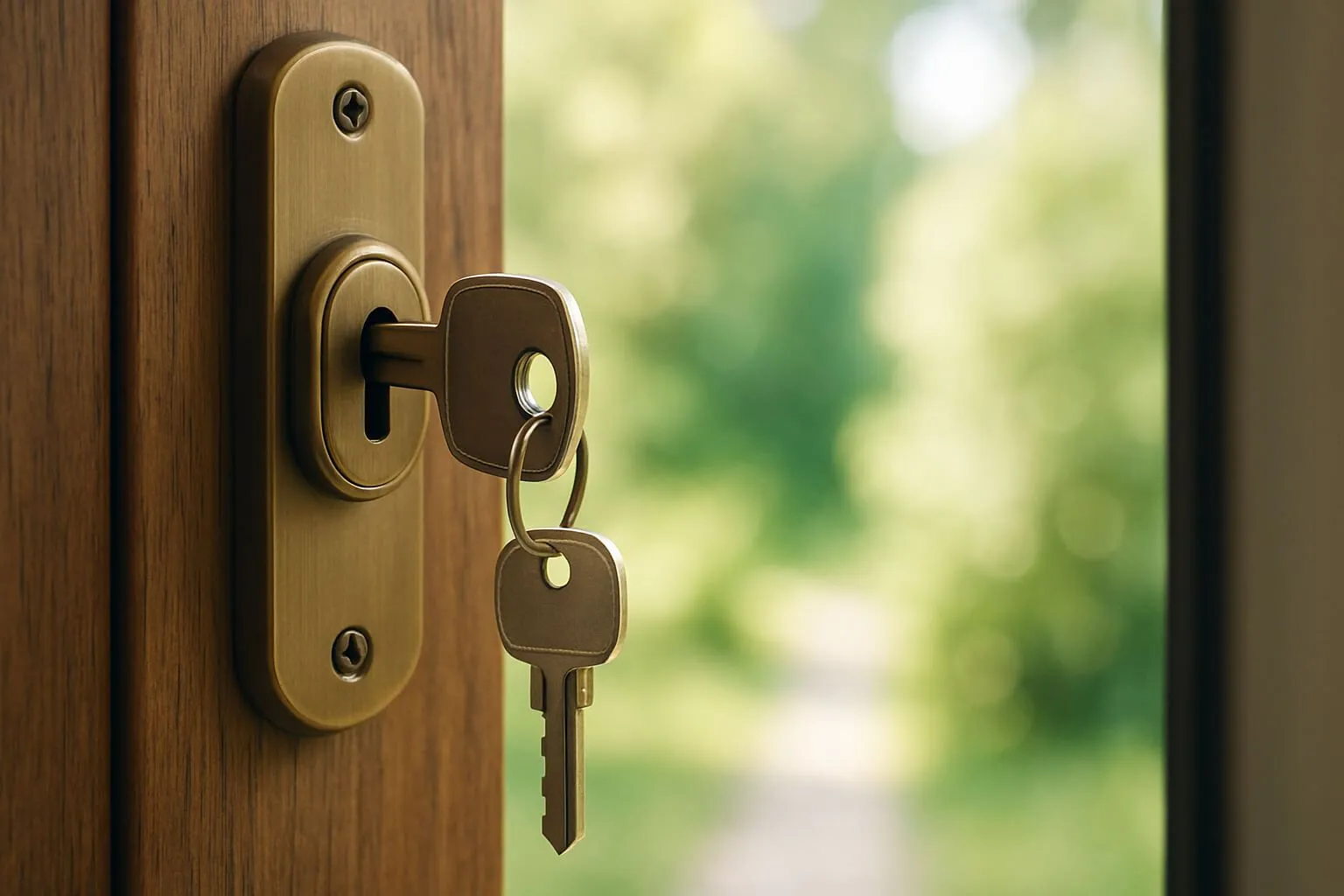 klucz w drzwiach