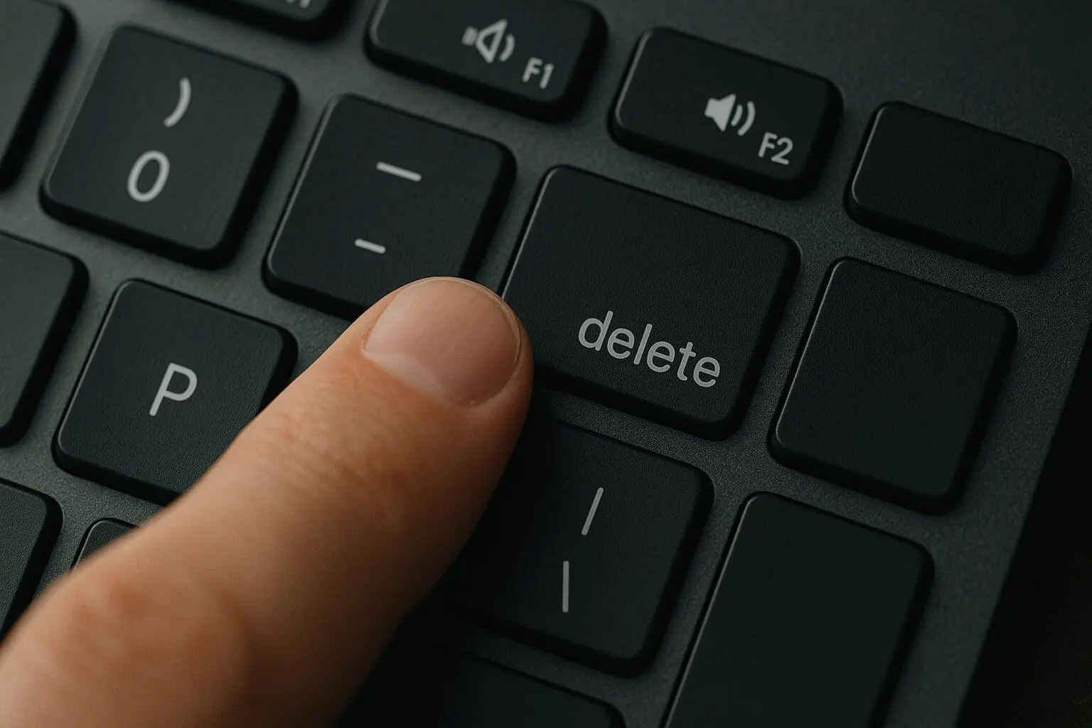 klawiatura, usunięcie